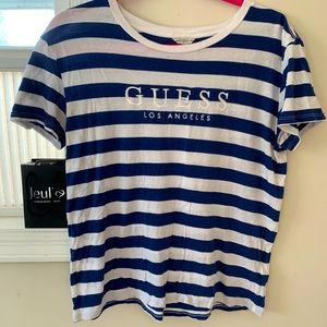 Striped guess t-shirt